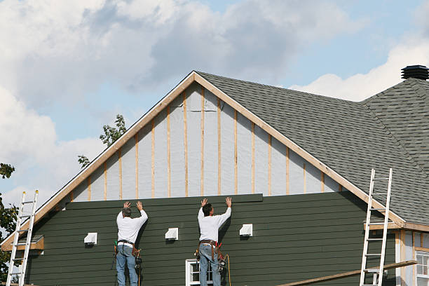 Professional Siding Repair technician working in Harrellsville, NC